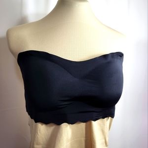 NWT FBL black removable strap bra     women's 2X  #796